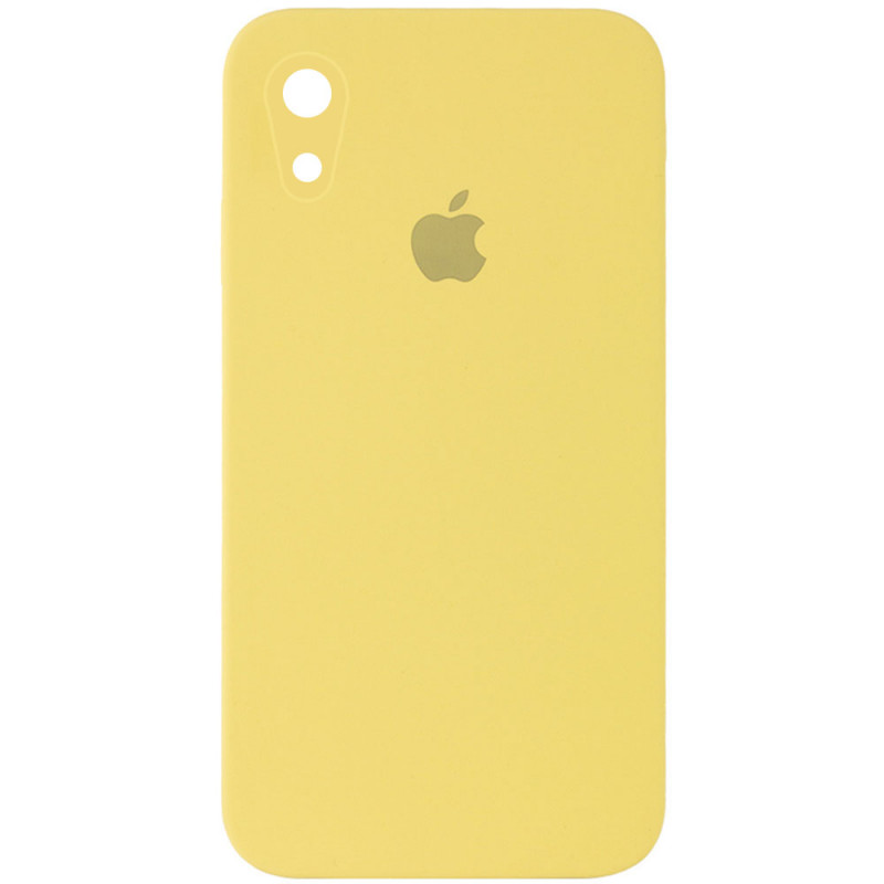 

Чехол Silicone Case Square Full Camera Protective (AA) на iPhone XR (6.1") (Жовтий / Canary Yellow) 1080834