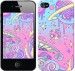 Чохол Рожева галактика на iPhone 4