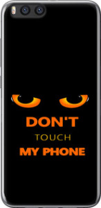 Чехол Don't touch the phone для Xiaomi Mi Note 3