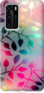 

Чехол Листья для Vivo X50 1082890
