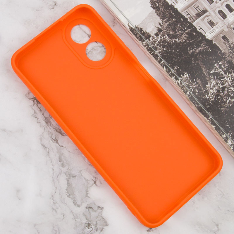 Фото Силіконовий чохол Candy Full Camera на Oppo A38 / A18 (Помаранчевий / Orange) в маназині vchehle.ua