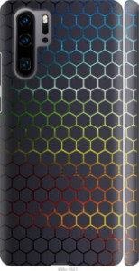 Чехол Переливающиеся соты для Huawei P30 Pro