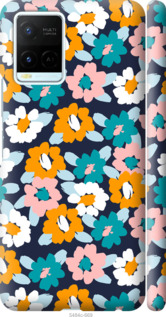

Чехол Цветочный фон v3 для Vivo Y21s 1434773