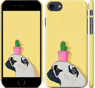 

Чехол Мопс с кактусом для iPhone 8 (4.7") 795306