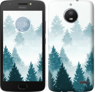 

Чохол Акварельні Ялинки на Motorola Moto E4 862891
