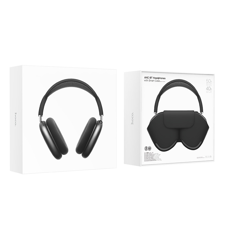 Накладные беспроводные наушники Hoco W58 ANC (Deep space gray) в магазине vchehle.ua