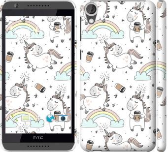 

Чохол Єдиноріг і кава на HTC Desire 820 840753