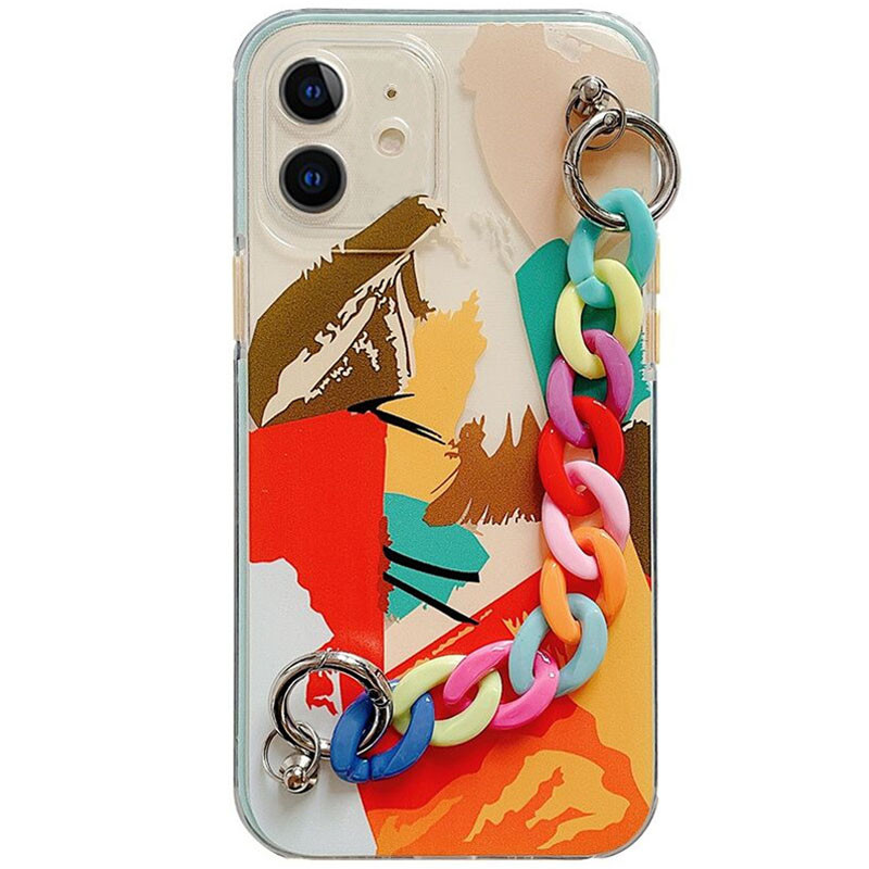 

TPU + PC чохол Colorspot з ремінцем-ланцюгом на Apple iPhone 11 (6.1") (Tropic) 1186910