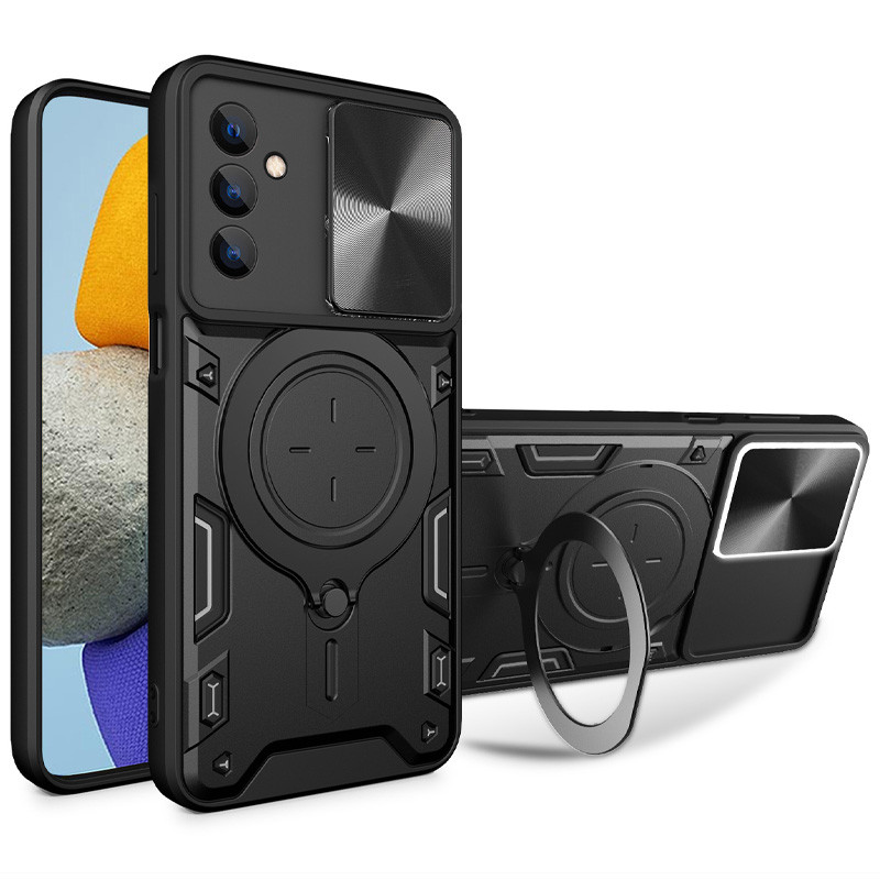 Ударопрочный чехол Bracket case with Magnetic для Samsung Galaxy A16 4G/5G (Black)