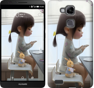 

Чехол Милая девочка с зайчиком для Huawei Ascend Mate 7 636746
