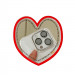 Держатель для телефона Popsocket Mirror is fun (Red heart)