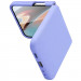 Чохол Foldables Silicone Cover Lakshmi (AAA) на Samsung Galaxy Z Flip6 (Бузковий / Dasheen) в магазині vchehle.ua