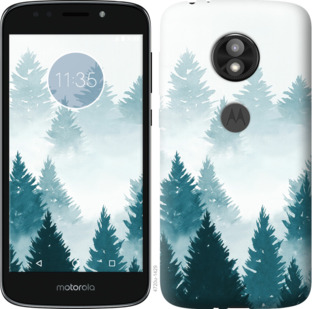

Чехол Акварельные Елки для Motorola Moto E5 Play 862893