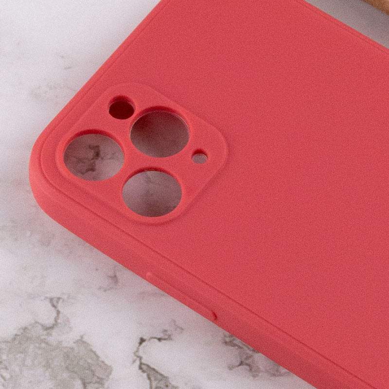 Фото Силиконовый чехол Candy Full Camera для Apple iPhone 11 Pro (5.8") (Красный / Camellia) в магазине vchehle.ua