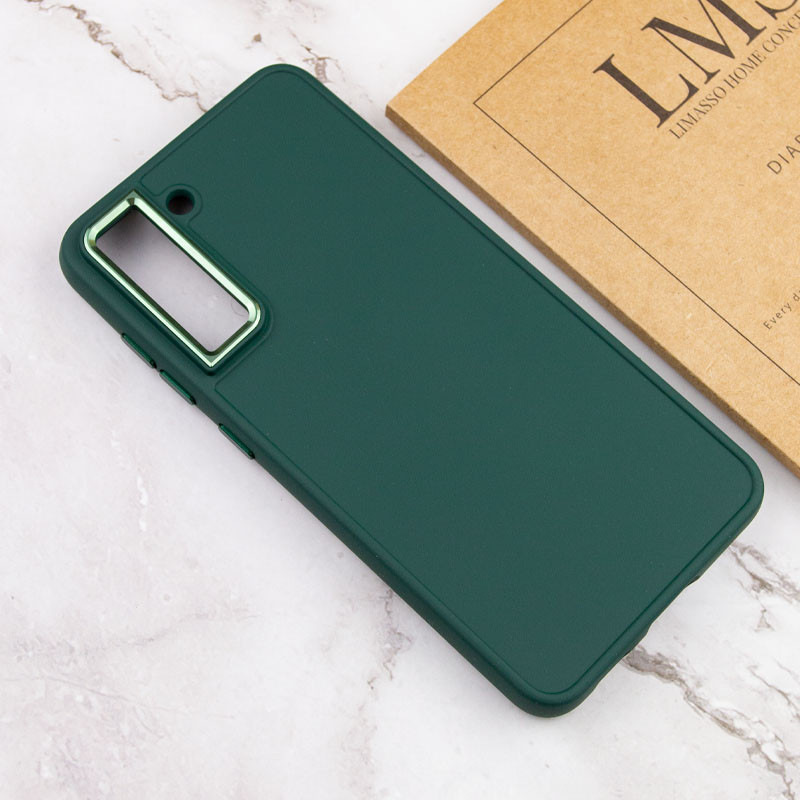TPU чехол Bonbon Metal Style для Samsung Galaxy S23+ (Зеленый / Pine green) в магазине vchehle.ua