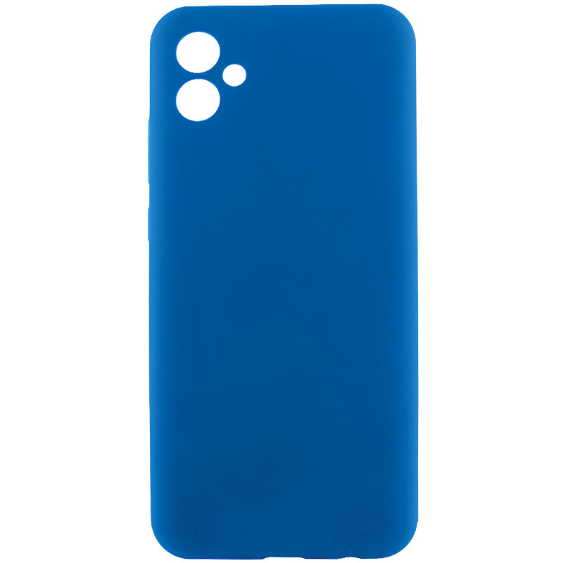 Чехол Silicone Cover Lakshmi Full Camera (AA) для Samsung Galaxy A07 (Синий / Navy Blue)