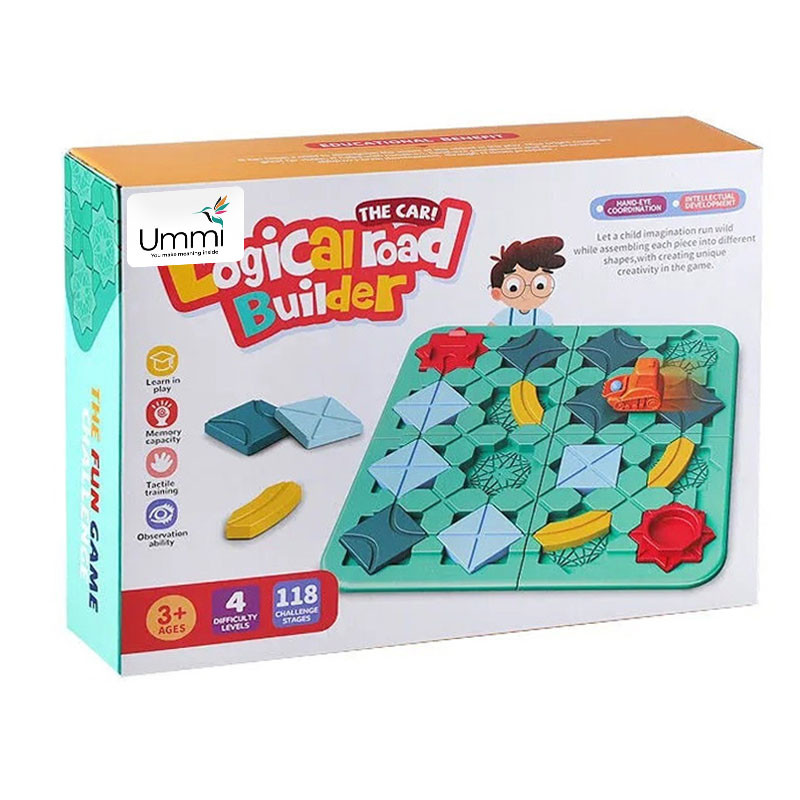 Купить Настольная интерактивная игра Ummi BS779 Logical Road Builder (Mini) (Green) на vchehle.ua