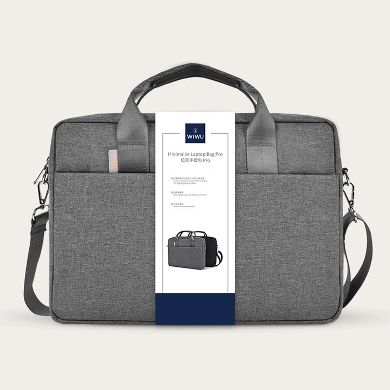Сумка для ноутбука WIWU Minimalist Laptop II 13.3" / 13.6" / 14.2" (Grey) в магазині vchehle.ua