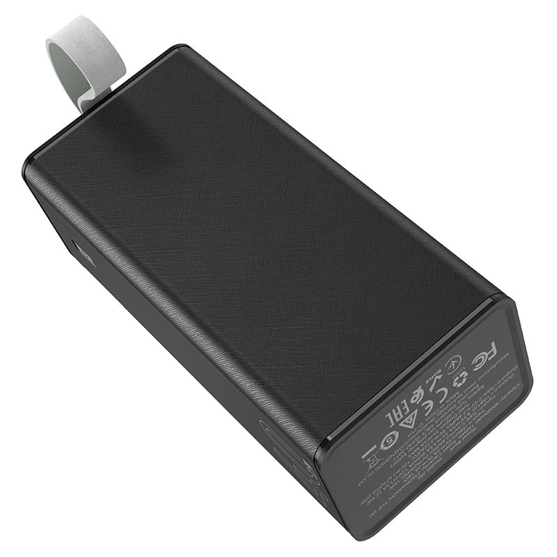 Фото Портативний ЗП Power Bank Hoco J86 Powermaster 22.5W 40000 mAh (Чорний) в маназині vchehle.ua