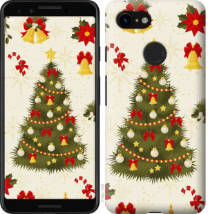 

Чехол Новогодняя елка для Google Pixel 3a 876427