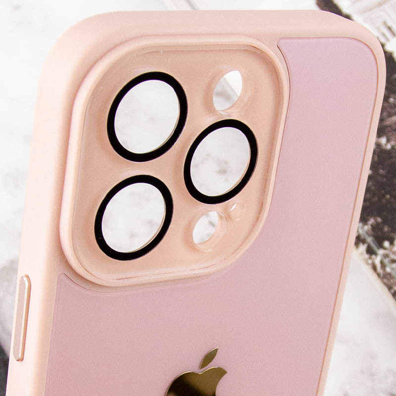 Замовити Чохол TPU+Glass Sapphire Midnight на Apple iPhone 12 Pro (6.1") (Рожевий / Pink Sand) на vchehle.ua