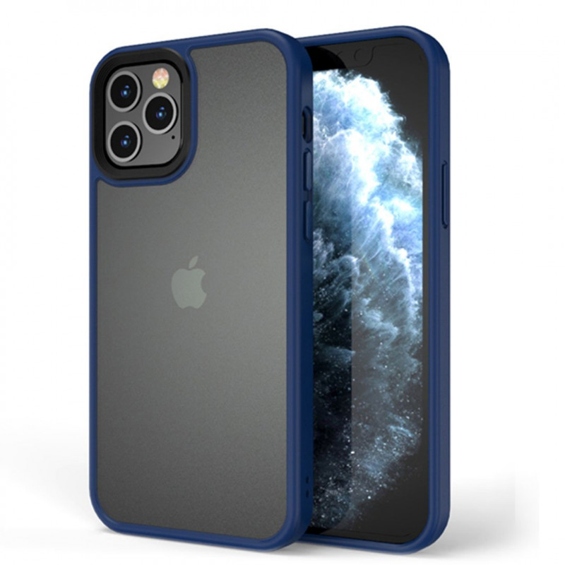 

TPU+PC чохол Metal Buttons на Apple iPhone 13 Pro (6.1") (Синій) 1179002
