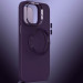 Фото TPU чохол Bonbon Metal Style with Magnetic safe на Apple iPhone 14 (6.1") (Фіолетовий / Dark Purple) на vchehle.ua