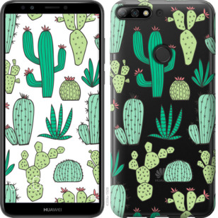 

Чехол кактусы 2 для Huawei Y7 Prime (2018) 775576