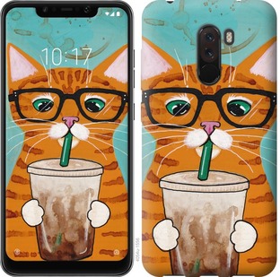 

Чохол Зеленоокий кіт в окулярах на Xiaomi Pocophone F1 667150