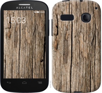 

Чохол Текстура дерева на Alcatel One Touch Pop C3 4033D 754168