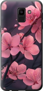Чехол Пурпурная сакура для Samsung Galaxy J6 2018