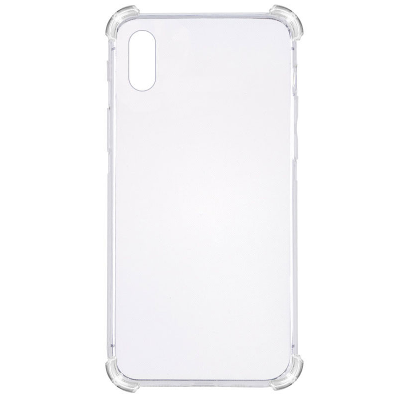 TPU чохол GETMAN Ease logo посилені кути на Apple iPhone XR (6.1") (Прозорий / Transparent)