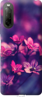 

Чехол Пурпурные цветы для Sony Xperia 10 II 1272710