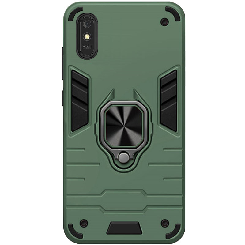 

Ударопрочный чехол Transformer Ring for Magnet для Xiaomi Redmi 9A (Зеленый / Green) 1146928