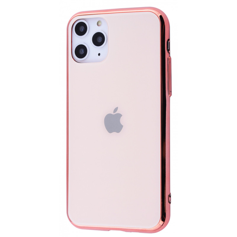 

TPU+Glass чехол Glamor для Apple iPhone 11 Pro (5.8") (Rose Gold) 784797