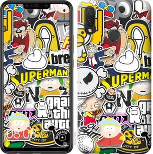 

Чехол Popular logos для Huawei Honor Play 667556