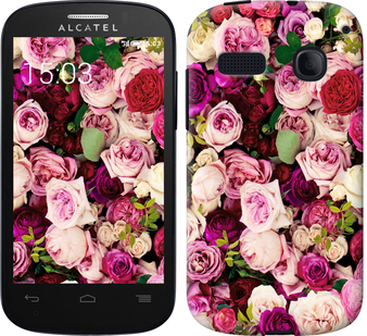 

Чехол Розы и пионы для Alcatel One Touch Pop C3 4033D 659091