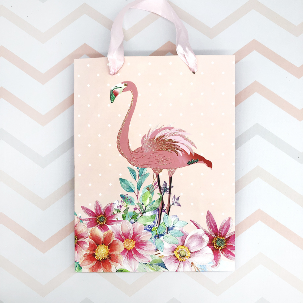 Подарочный пакет Shining Flamingo