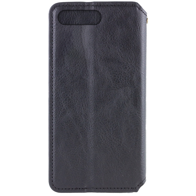 Фото Шкіряний чохол-книжка GETMAN Cubic (PU) на Apple iPhone 7 plus / 8 plus (5.5") (Чорний) на vchehle.ua