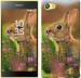 Чехол Кролик и цветы для Sony Xperia Z5 Compact E5823