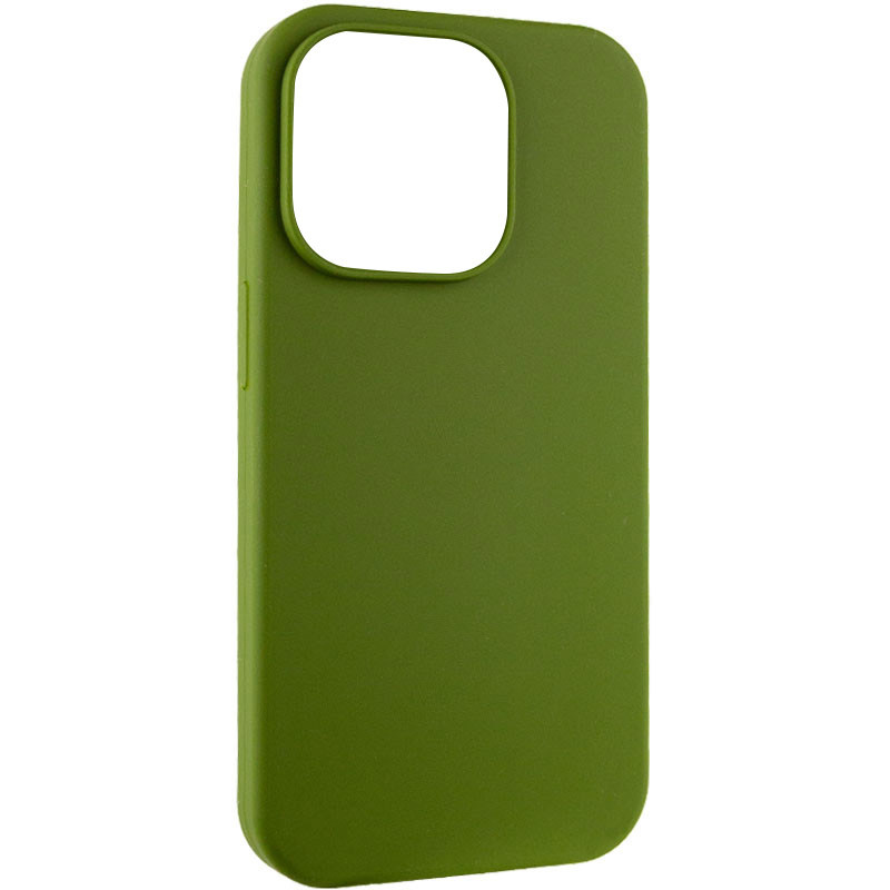Заказать Чехол Silicone Case Full Protective (AA) NO LOGO для Apple iPhone 14 Pro (6.1") (Зеленый / Dark Olive) на vchehle.ua