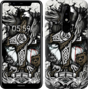Чохол Тату Викинг для Nokia 5.1 Plus