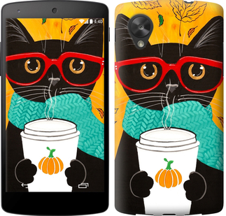 

Чохол Осінній кіт на LG Nexus 5 639690