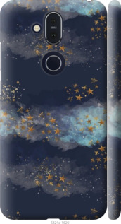 

Чохол Ночь золотые звезды для Nokia 8.1 1406540