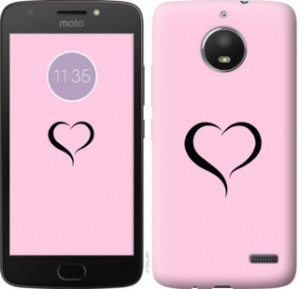 Чехол Сердце 1 для Motorola Moto E4