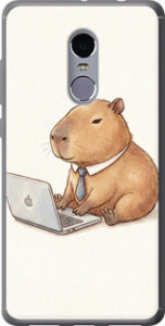Чохол Funny Capybara CEO Working на Xiaomi Redmi Note 4