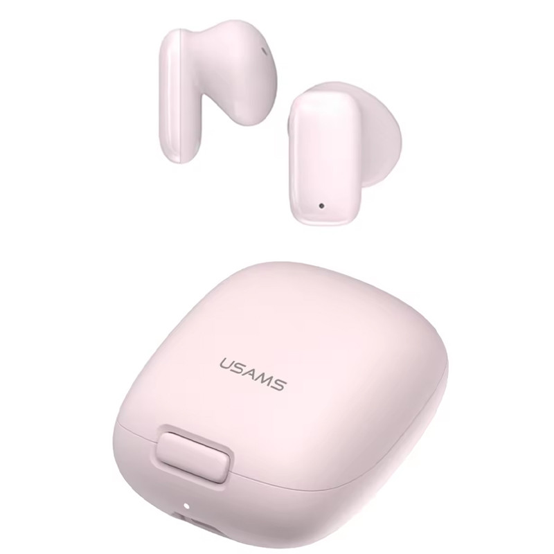 Фото Беспроводные TWS наушники Usams-ID25 ID Series BT 5.3 (Pink) на vchehle.ua