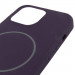 Чехол Silicone Case Full Protective (AA) NO LOGO with Magnetic Safe для Apple iPhone 11 (6.1") (Фиолетовый / Elderberry) в магазине vchehle.ua