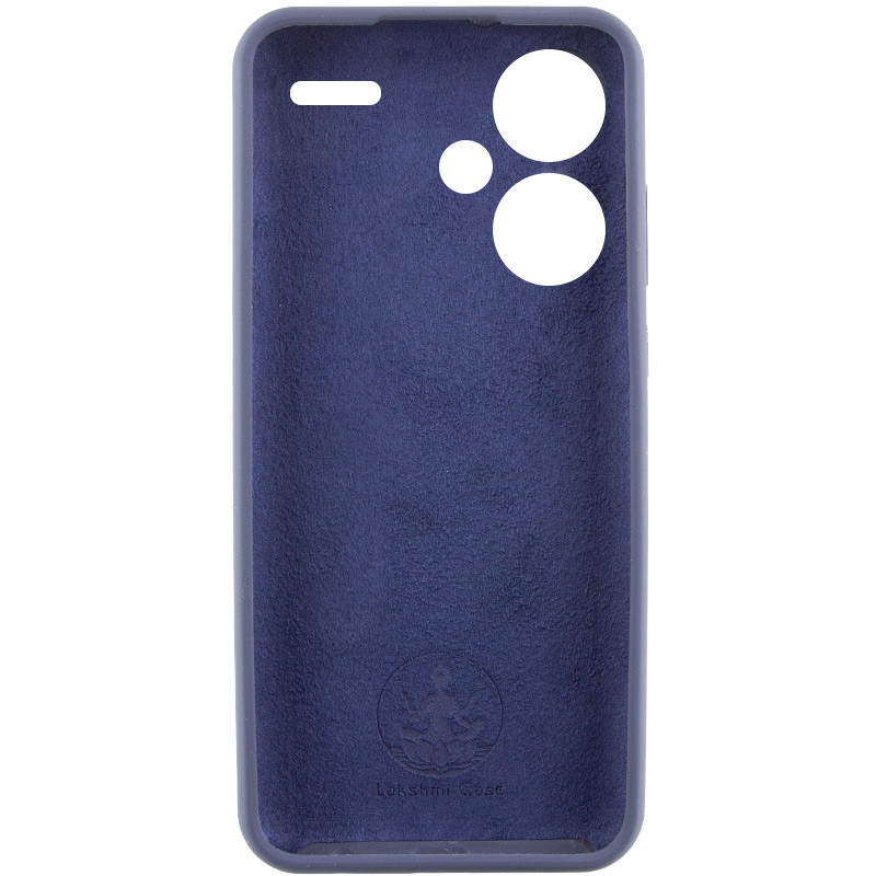 Фото Чохол Silicone Cover Lakshmi Full Camera (AAA) на Xiaomi Redmi Note 13 Pro+ (Темно-синій / Midnight blue) на vchehle.ua