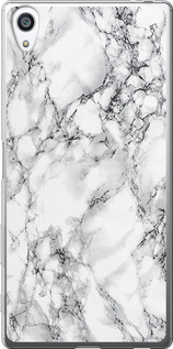 Чехол Мрамор белый для Sony Xperia Z5 Premium E6883